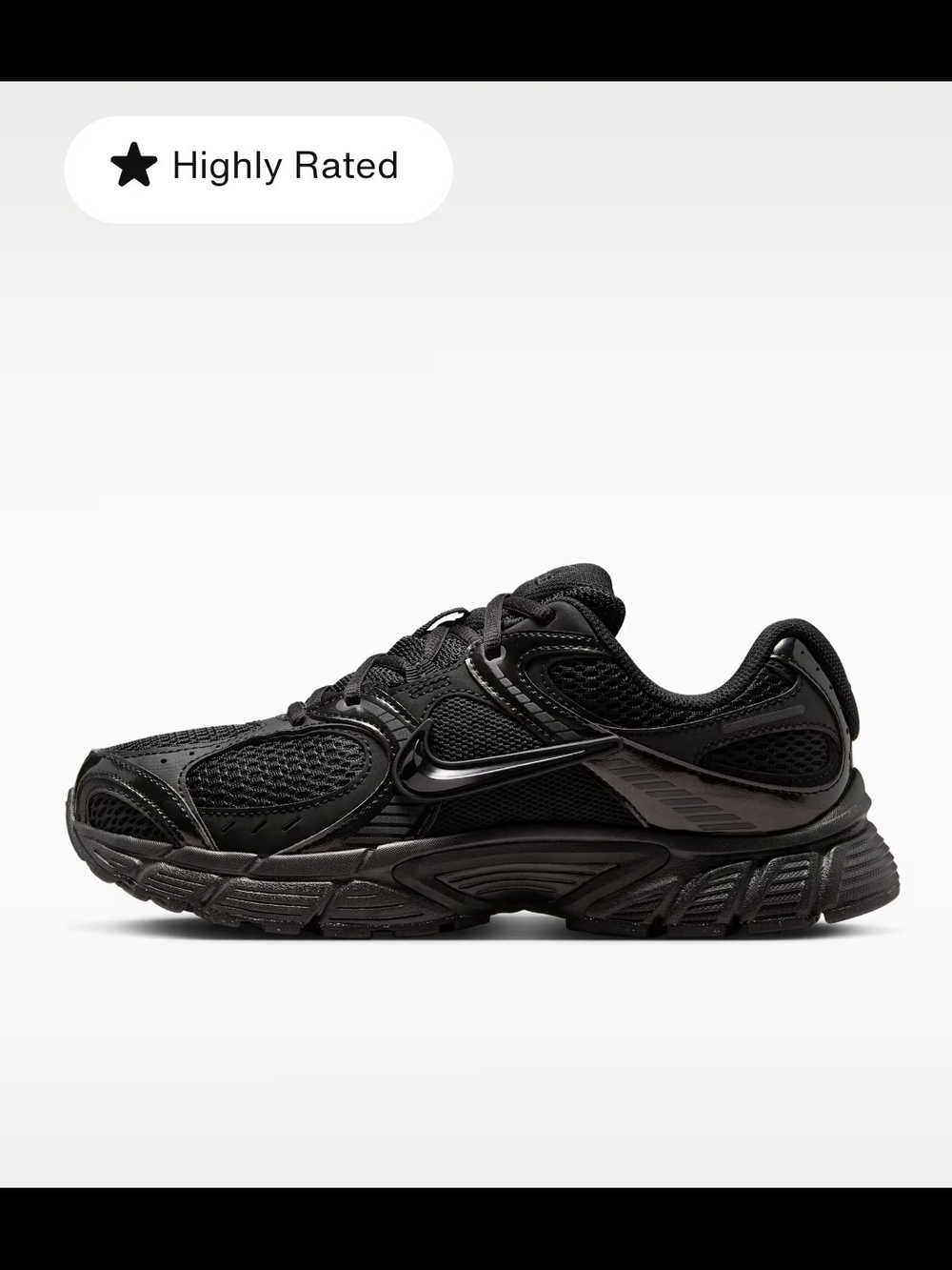 Womens Black RNR Sneakers
